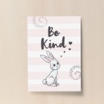 Girls Bedroom Wall Art Bunny Art Inspirational Print Decoration