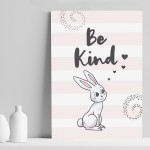 Girls Bedroom Wall Art Bunny Art Inspirational Print Decoration