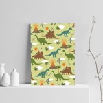 Dinosaur Print For Boy Bedroom Nursery Wall Art Nursery Gift