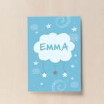 PERSONALISED Girls Boys Bedroom Wall Art / Nursery Prints Baby