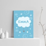 PERSONALISED Girls Boys Bedroom Wall Art / Nursery Prints Baby