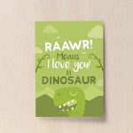 Cute Boys Bedroom Wall Art Dinosaur Print Boys Nursery Decor