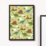 Dinosaur Nursery Print Animal Print Boys Bedroom Wall Art Gift