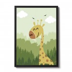 Cute Boys Nursery Print Boy Bedroom Decoration Animal Print Gift