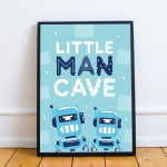 Boys Bedroom Wall Art Robot Print Boy Bedroom Accessories Gift