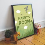 Dinosaur Nursery Print Nursery Wall Art Picture For Boys Bedroom