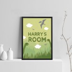 Dinosaur Nursery Print Nursery Wall Art Picture For Boys Bedroom