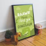 Boys Bedroom Dinosaur Wall Art Boy Bedroom Decoration Son Gift