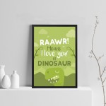 Boys Bedroom Dinosaur Wall Art Boy Bedroom Decoration Son Gift