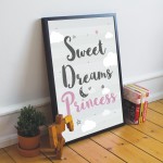 Princess Quote Prints Fairy Tale Posters Girl Nursery Wall Art