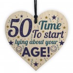 FUNNY Birthday Gift For Him 50th Birthday Gift For Her 50 Decor