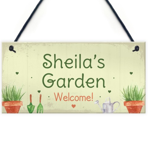 Personalised Garden Sign Any Name Summer House Plaques Gift