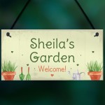 Personalised Garden Sign Any Name Summer House Plaques Gift