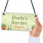 Personalised Garden Sign Any Name Summer House Plaques Gift