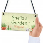 Personalised Garden Sign Any Name Summer House Plaques Gift
