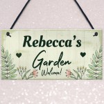 Personalised Garden Sign Any Name Pretty Summer House Plaques