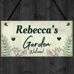 Personalised Garden Sign Any Name Pretty Summer House Plaques