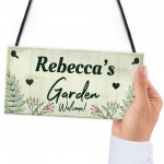 Personalised Garden Sign Any Name Pretty Summer House Plaques