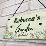 Personalised Garden Sign Any Name Pretty Summer House Plaques