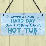 FUNNY HOT TUB SIGN Garden Sign And Plaque Summer House Plaque