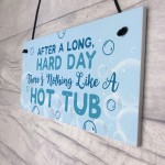 FUNNY HOT TUB SIGN Garden Sign And Plaque Summer House Plaque