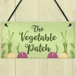 The Vegetable Patch Hanging Sign Garden Sign Summer House Plaque
