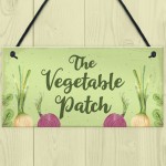 The Vegetable Patch Hanging Sign Garden Sign Summer House Plaque