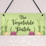The Vegetable Patch Hanging Sign Garden Sign Summer House Plaque