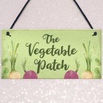 The Vegetable Patch Hanging Sign Garden Sign Summer House Plaque