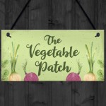 The Vegetable Patch Hanging Sign Garden Sign Summer House Plaque