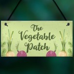 The Vegetable Patch Hanging Sign Garden Sign Summer House Plaque