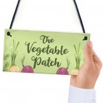 The Vegetable Patch Hanging Sign Garden Sign Summer House Plaque