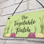 The Vegetable Patch Hanging Sign Garden Sign Summer House Plaque
