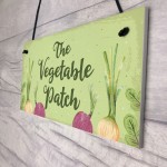 The Vegetable Patch Hanging Sign Garden Sign Summer House Plaque