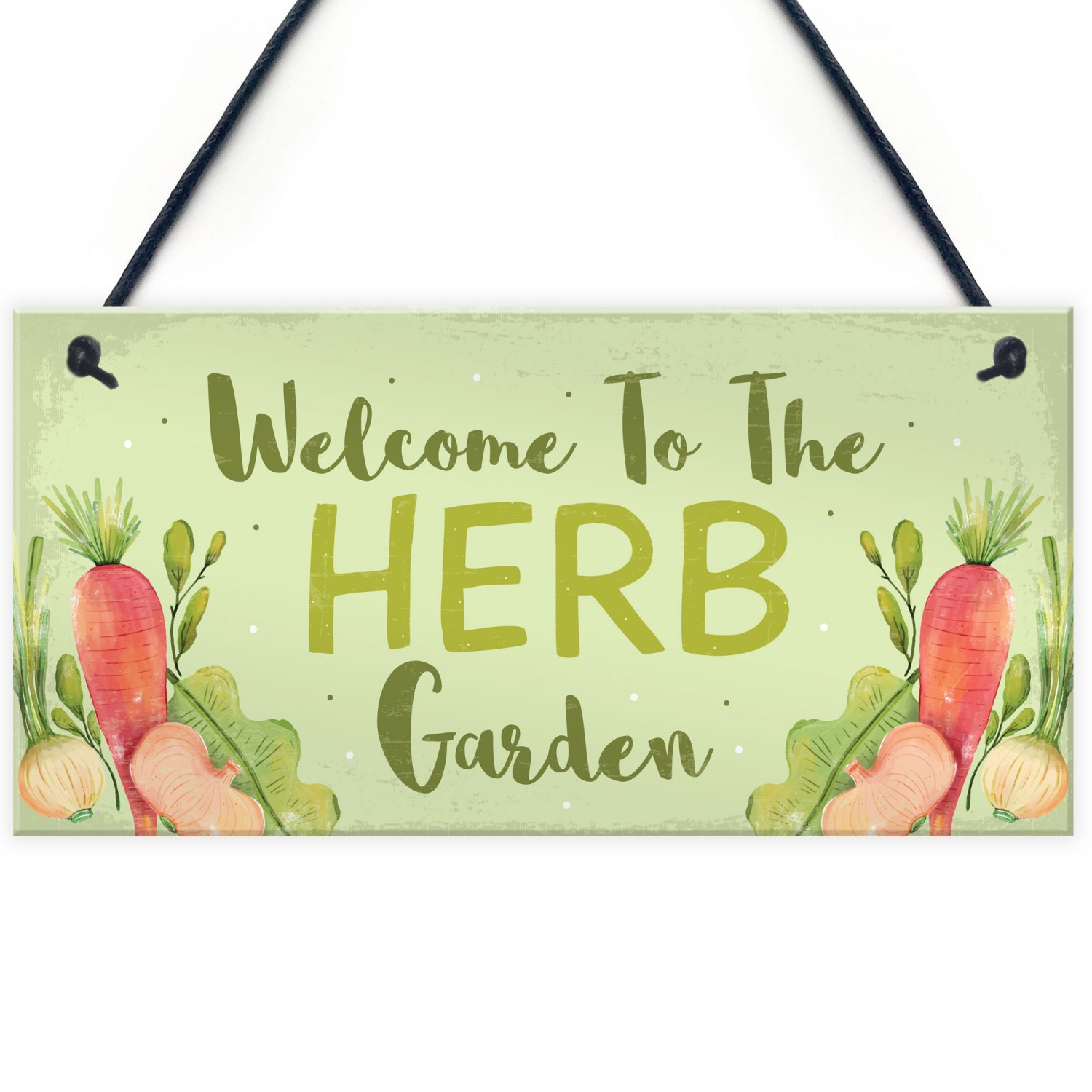 Garden Signs Herb Garden Sign Allotment Home Hanging Sign Gifts
