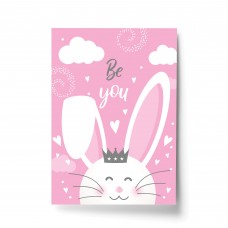 Little Girls Bedroom Accessories Bunny Nursery Print For Girl
