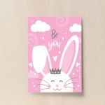 Little Girls Bedroom Accessories Bunny Nursery Print For Girl