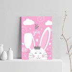Little Girls Bedroom Accessories Bunny Nursery Print For Girl
