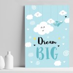 Dream Big Nursery Print For Girl Bedroom Boy Nursery Decor Gift Dream Big Nursery Print For Girl Bedroom Boy Nursery Decor Gift