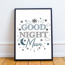 FRAMED Nursery Prints For Girls Boys Bedroom Cute Nursery Art