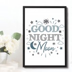 FRAMED Nursery Prints For Girls Boys Bedroom Cute Nursery Art