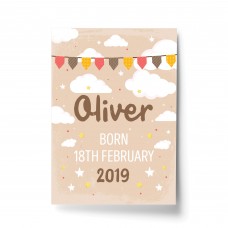 New Baby Gift Birth Details Print Baby Girl Gift Baby Boy Gifts