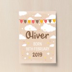 New Baby Gift Birth Details Print Baby Girl Gift Baby Boy Gifts