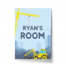 Boys Bedroom Wall Art Personalised Boys Bedroom Sign Truck Print