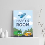 PERSONALISED Boys Bedroom Decor Toy Print Boys Bedroom Sign