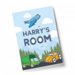 PERSONALISED Boys Bedroom Decor Toy Print Boys Bedroom Sign