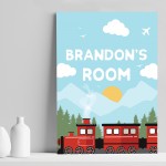 PERSONALISED Bedroom Sign Boys Bedroom Boys Nursery Decor 