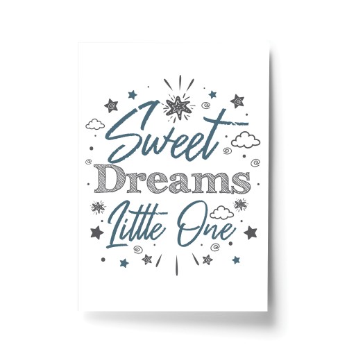 New Baby Gift Nursery Print For Baby Boy Girls Bedroom Decor