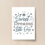 New Baby Gift Nursery Print For Baby Boy Girls Bedroom Decor