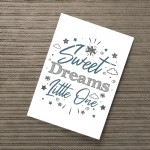 New Baby Gift Nursery Print For Baby Boy Girls Bedroom Decor